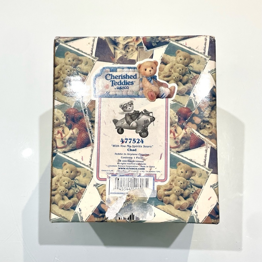 *NEW* Cherished Teddies #477524 “With You My Spirits Soar” Chad Figurine